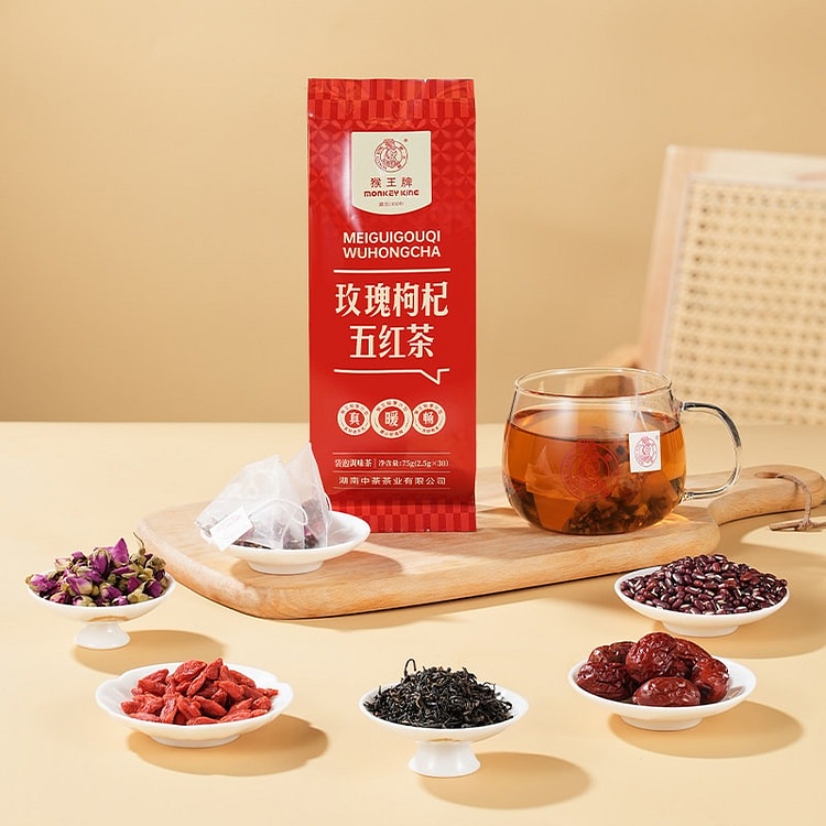 【30袋泡】猴王牌玫瑰枸杞茶 75 克