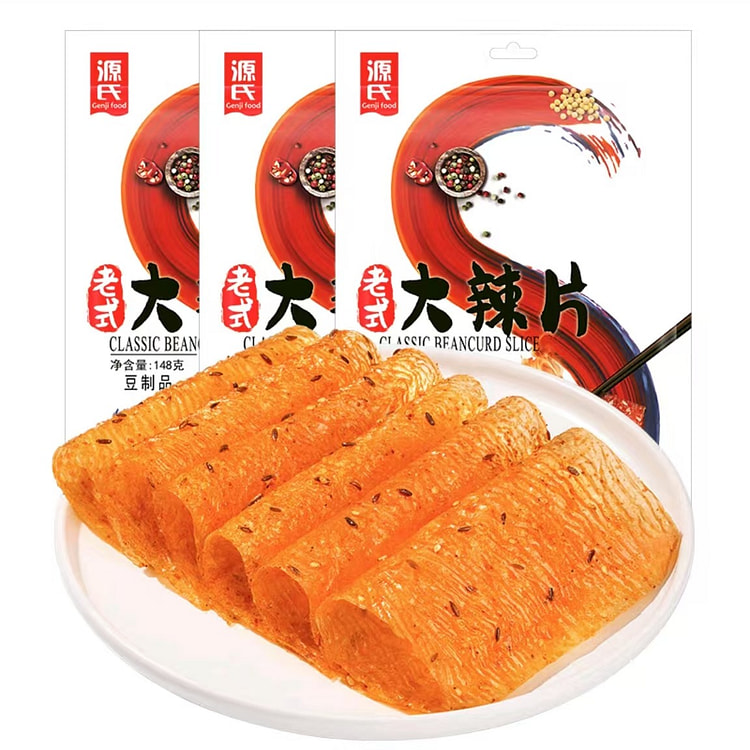 Genji's old-fashioned big spicy slices Internet celebrity nostalgic snacks