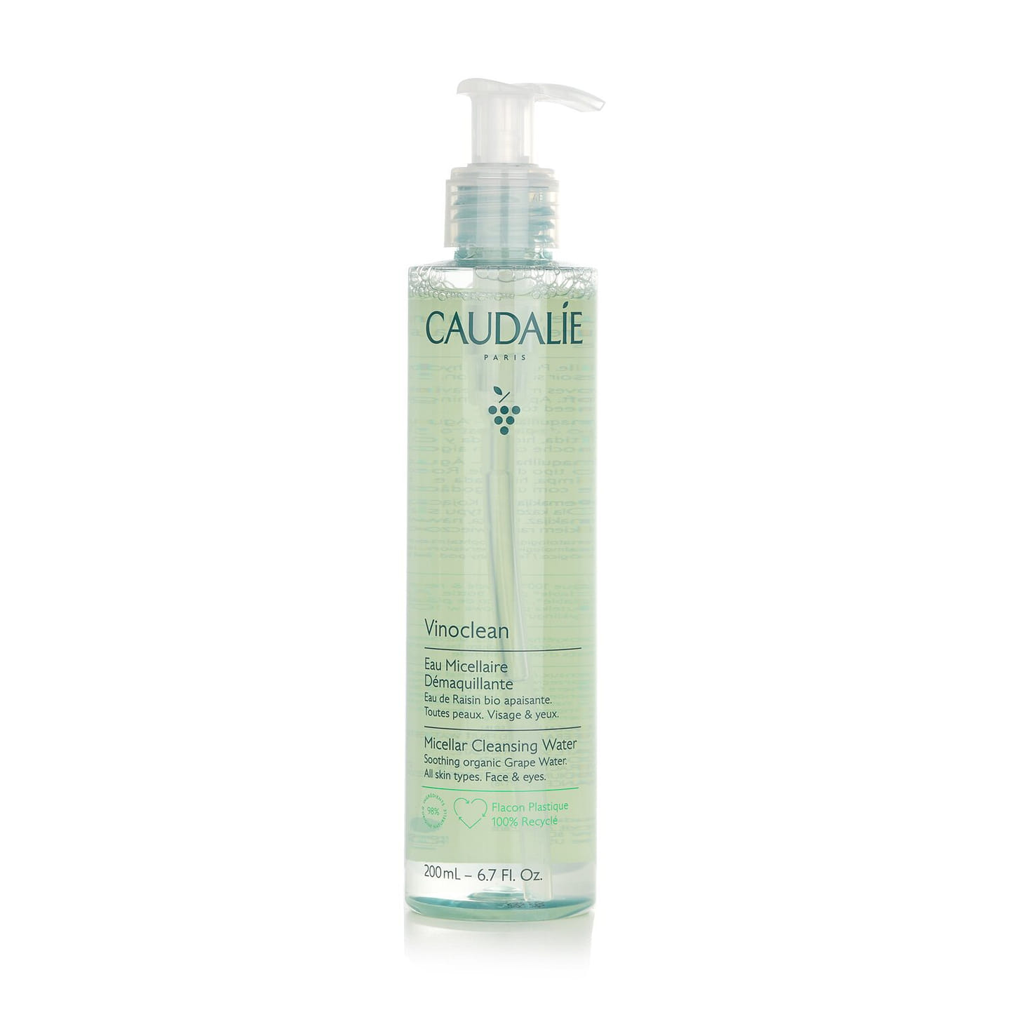 Caudalie Vinoclean Micellar Cleansing Water (Face & Eyes) 200ml/6.7oz 200 ml