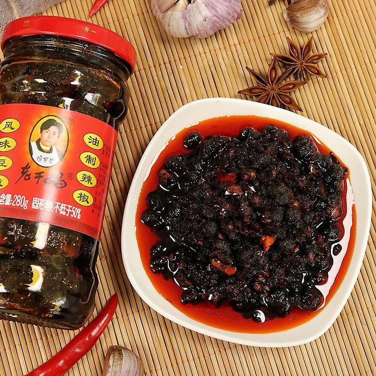 贵州特产老干妈风味豆豉280g辣椒酱豆豉辣280g