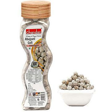 Chandan Abajpati Goli (spicy mouth freshener), 6.35 oz. bottle 6.35 oz