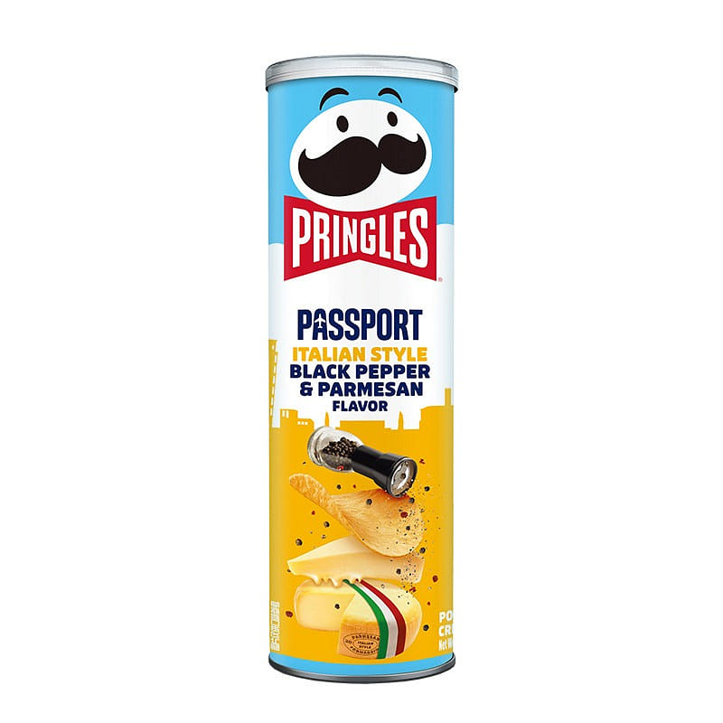 Pringles Potato Chips Black Pepper Parmesan Flavor 110 g