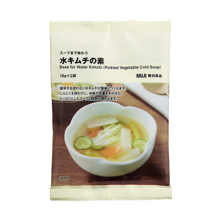 Muji Korean Kimchi Soup Base 18gx2 1 each