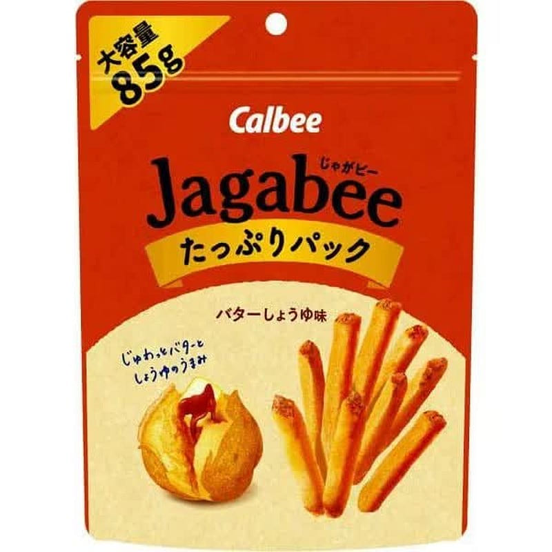 Calbee Jagabee Butter Soy Sauce Flavor 85g 1 each