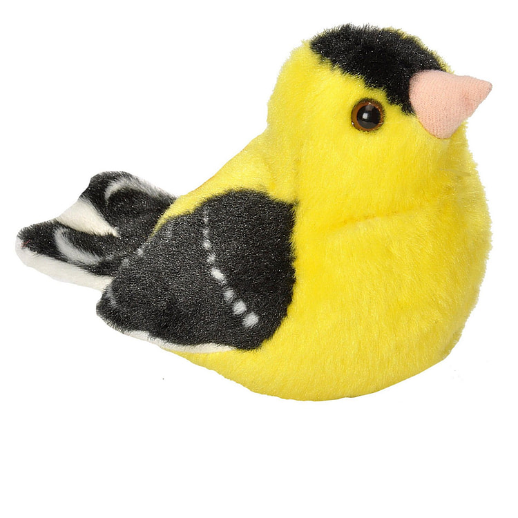 Audubon II American Goldfinch Stuffed Animal - 5"