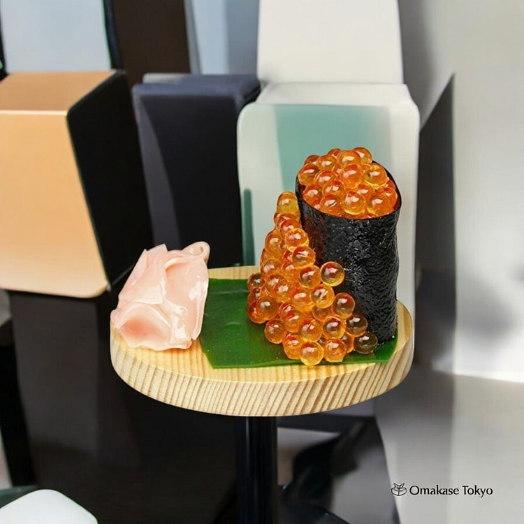 握寿司 Ikura 食物样品智能手机支架