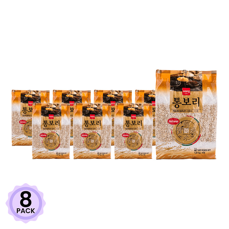 Wang Korea Peeled Barley 4 lb*8 pack
