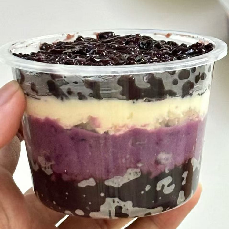Purple rice Taro Cream cheese Box 1 each