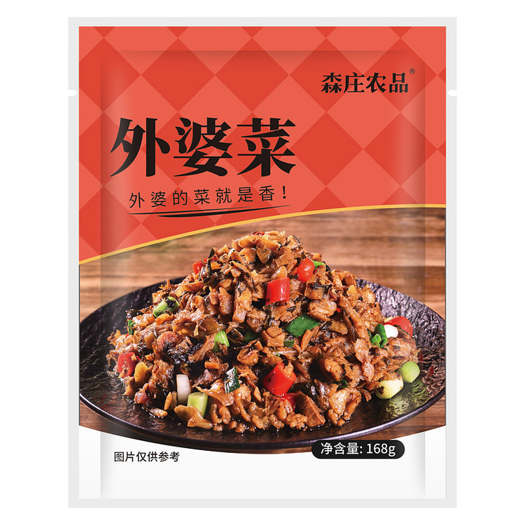 森庄农品外婆菜下饭菜 168g*1袋装