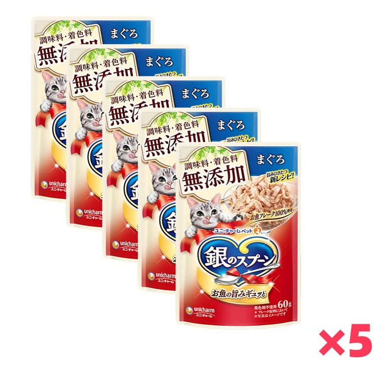 尤妮佳 银勺猫咪营养食袋装 金枪鱼味 60g 1 份