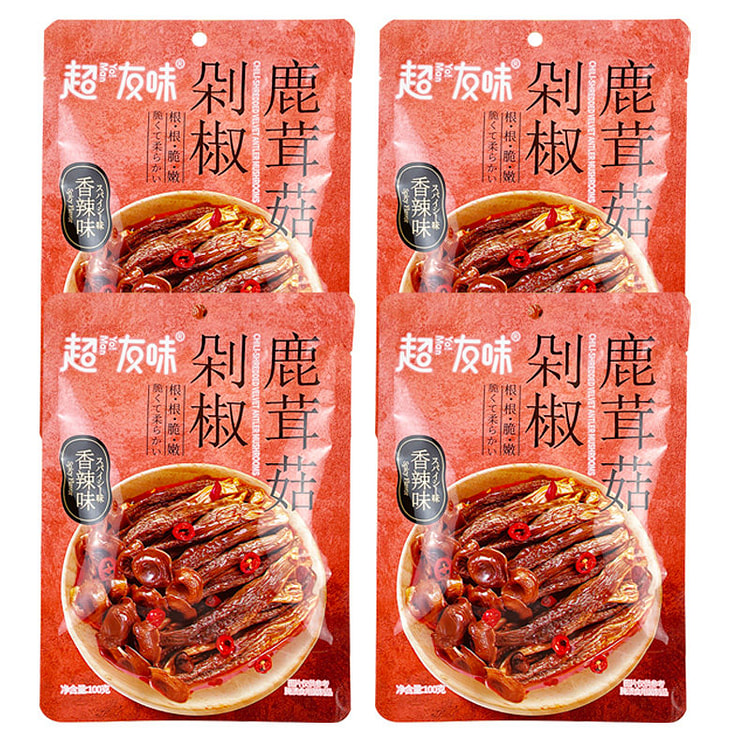 超友味剁椒鹿茸菇100g*4袋 400 克
