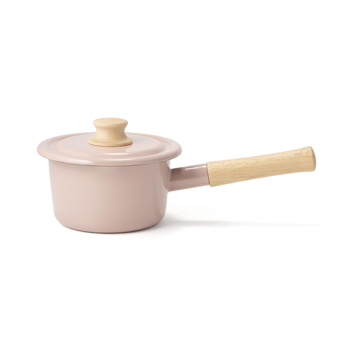 FUJIHORO Cotton Series 16cm Sauce Pan, Ash Pink 1.6L 1 count 1 count