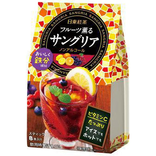 Nitto Red Tea Spanish Sangria Fruit Wine Flavor 8 Sticks