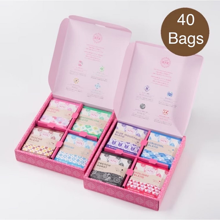 KFK Drip Coffee Gift Box Shippo Tsunagi 40 Bags 1 each