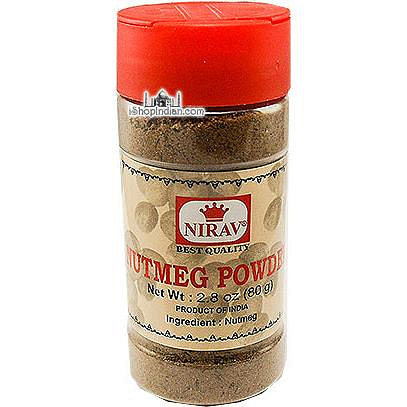 Nirav Nutmeg Powder, 2.8 oz bottle