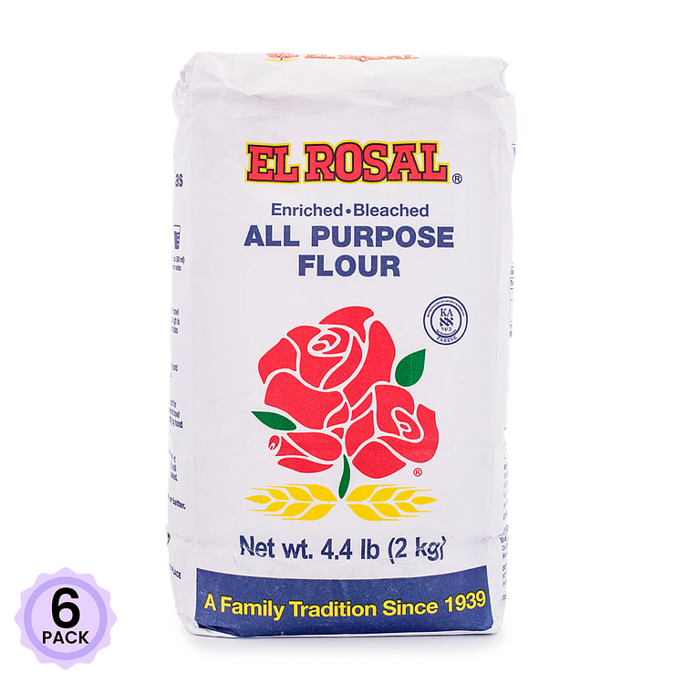 El Rosal 多用途面粉 4.4 磅*6 包