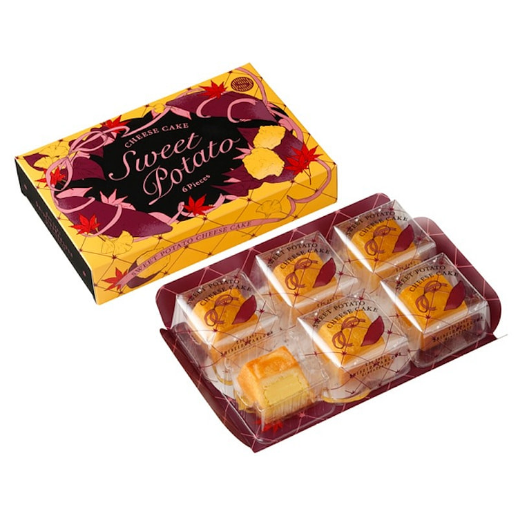 Shiseido Parlour Sweet Potato Cheese Cake 6pcs 1 box