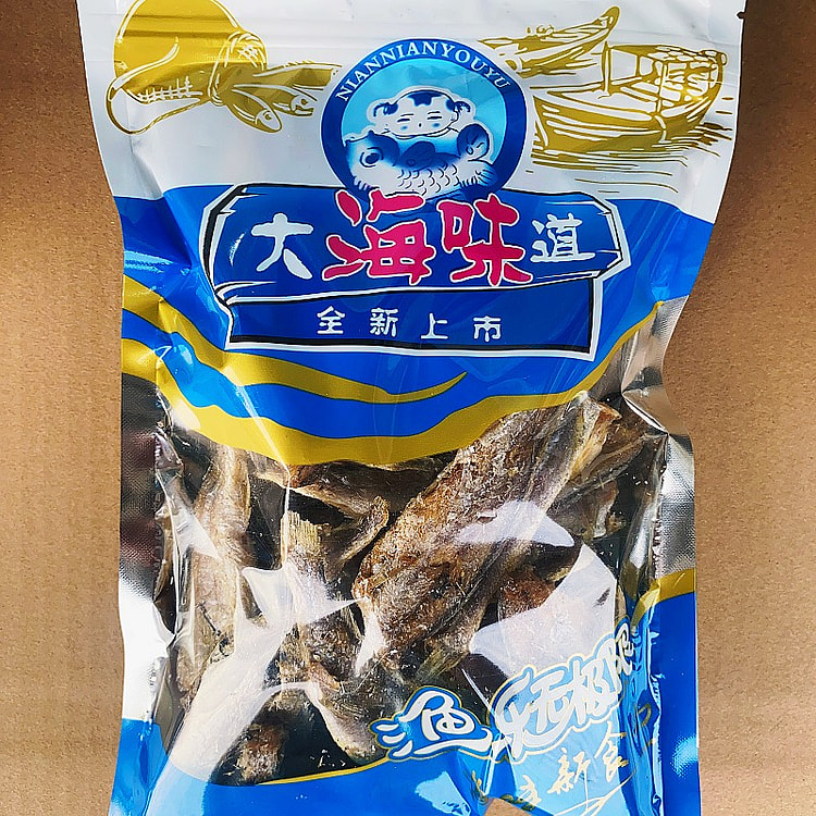 大海味道特产黄鱼酥酥脆香海味即食250g*1袋