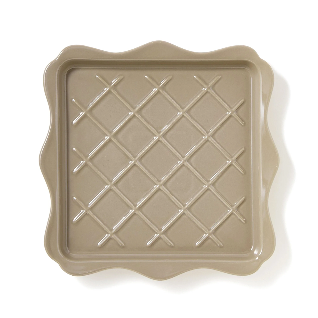 Francfranc Frill Toast Plate (Gray) 1 개