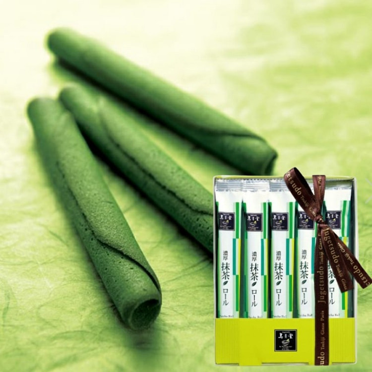 Jugetsudo Rich Matcha Roll 10 rolls