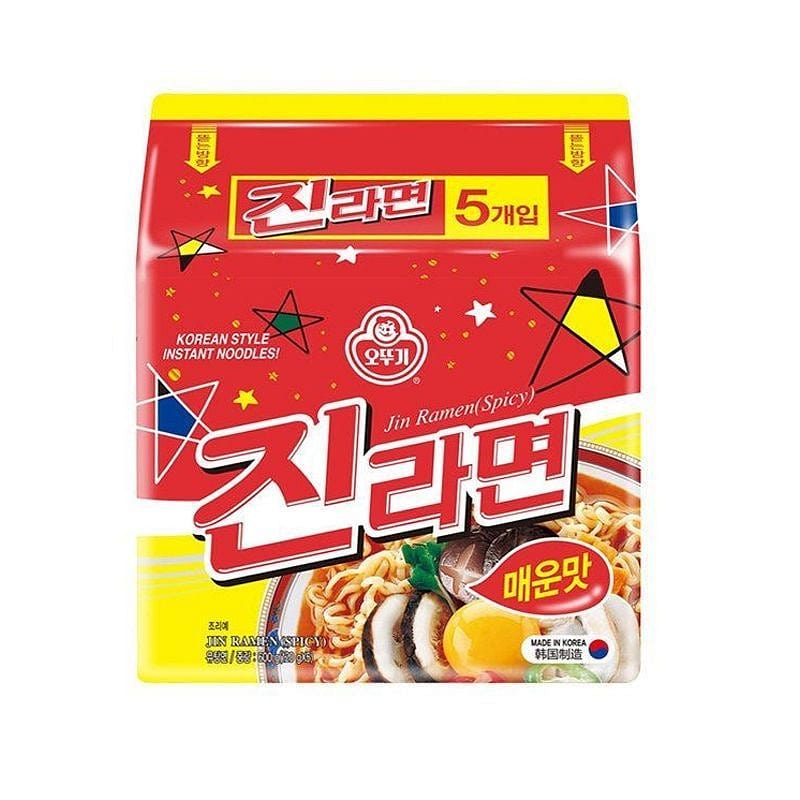 Ottogi Korean Imported Spicy Instant Noodles 600g 600 g