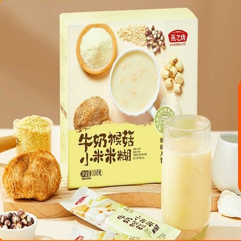 燕之坊 牛奶猴菇小米米糊 冲饮 代餐 早餐 即食 300 克