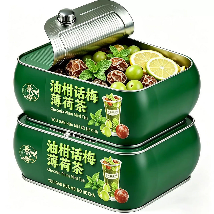 景福山  薄荷话梅油柑柠檬茶   55g*1罐 55 克