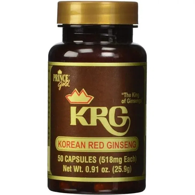 Prince Gold Korean Red Ginseng, 50 capsules 2.1 oz