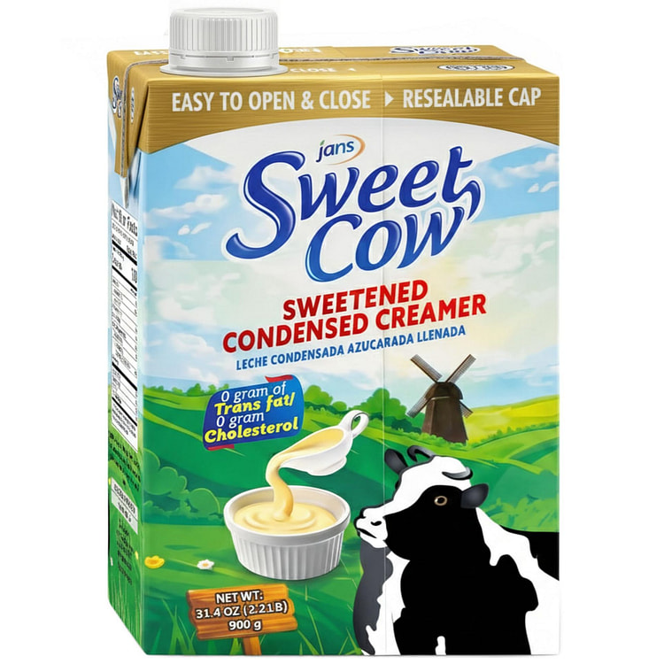 Jans - Sweet Cow, 31.4 oz, 900g, Pack of 1 31.4 fl.oz