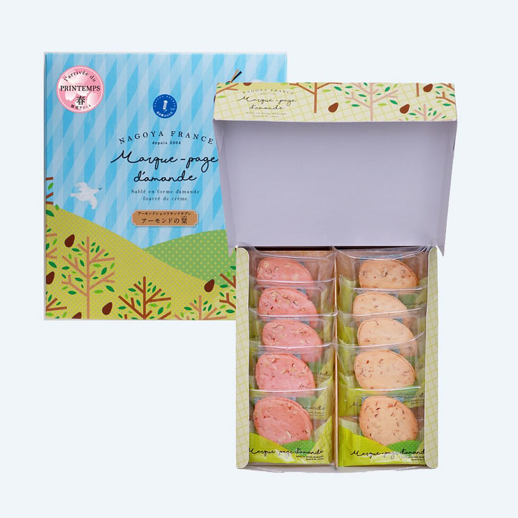 名古屋france 春季 杏仁巧克力饼干 10枚 1 份