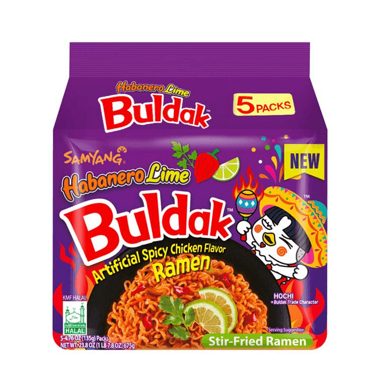 Samyang Buldak Fire Noodles – 135g x 5 Packs 5 box
