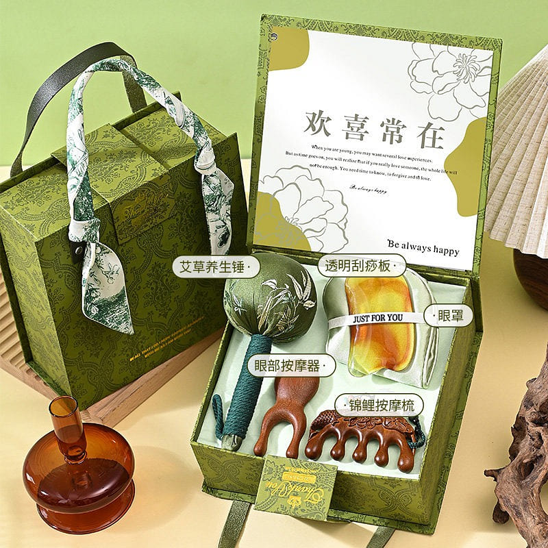 Joy always in green health gift box 1 each