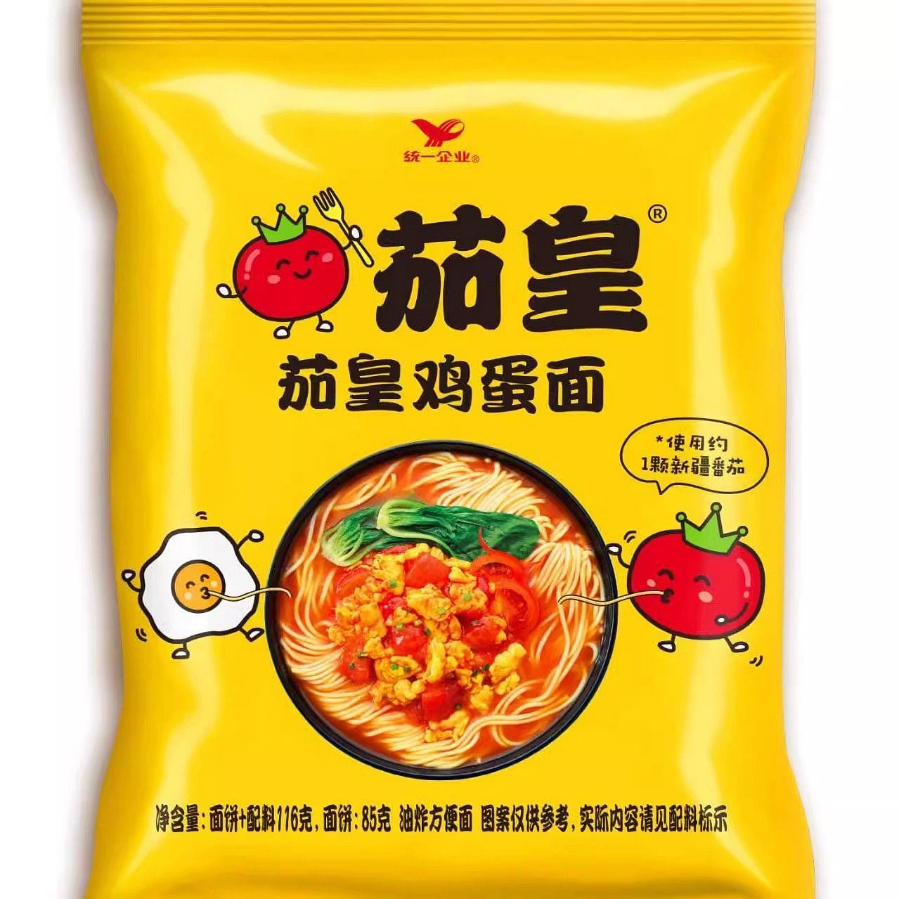 Noodles in tomato and egg bags 116g*5 580 g