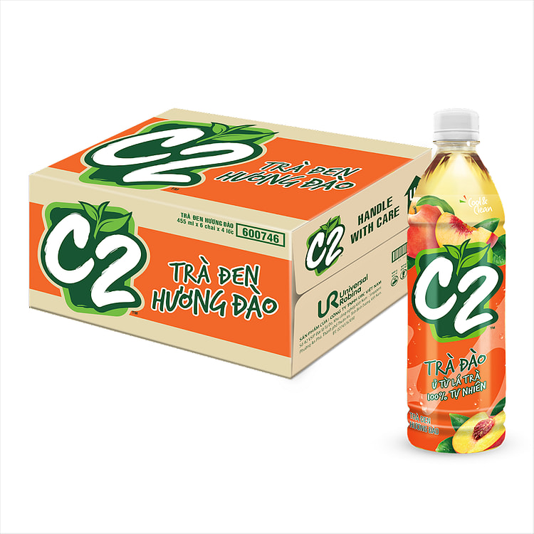 C2 桃子红茶 455ml 24 包