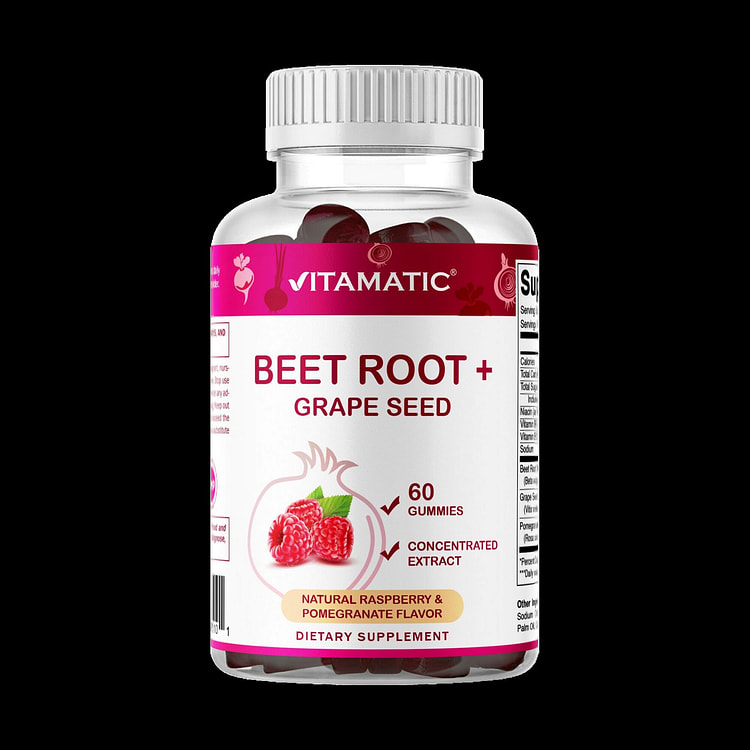 Vitamatic Beet Root - 60 Gummies