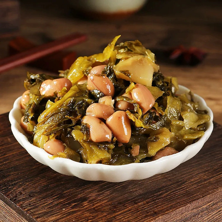 5 bags of plum vegetables and peanuts in sauce