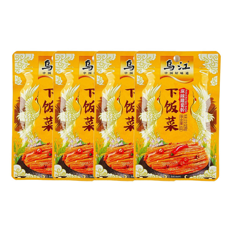 乌江 麻辣萝卜干 4连包