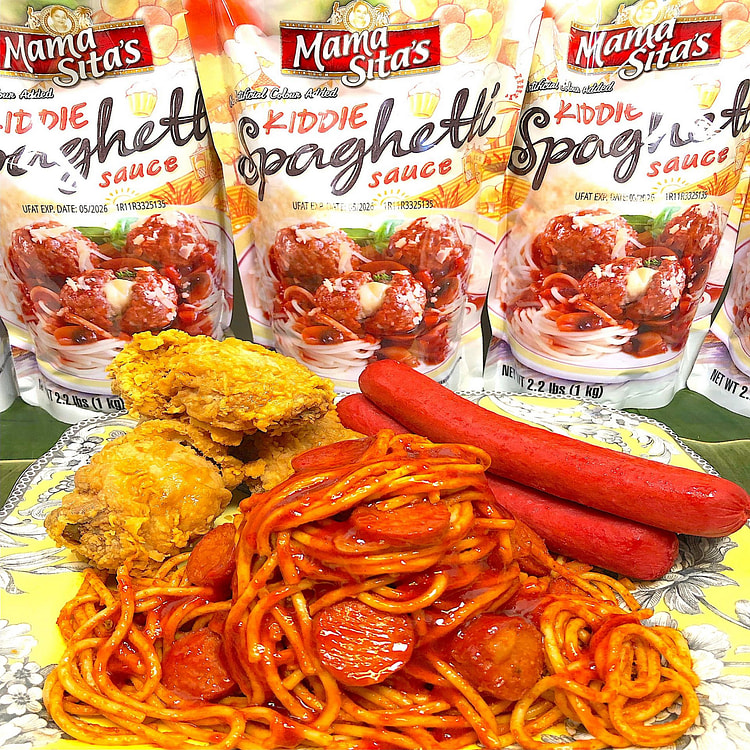 FILIPINO STYLE SPAGHETTI SAUCE "Mama Sita's" SARAP 2.2 lb