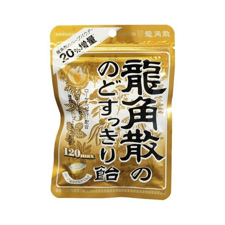 龙角散 润喉糖 金色 牛奶味 88g