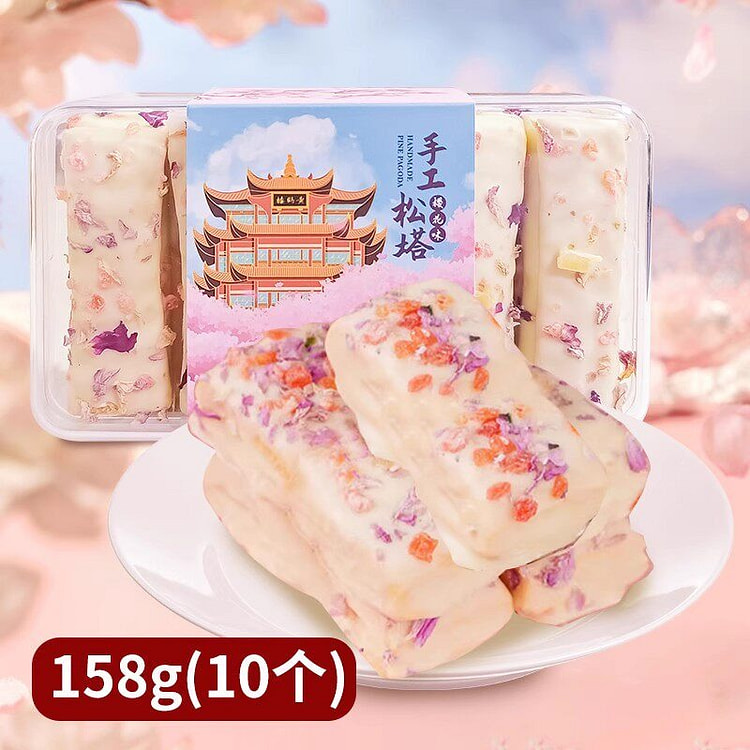 百福加武汉特色松塔仔樱花味158g下午茶伴手礼零食 158 克