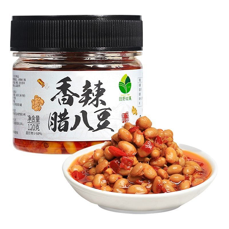 Spicy Preserved Laba Beans Ready-to-Eat 120g 120 g