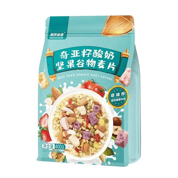 Meizhou Shike Chia Seed Nut Yogurt Cereal 400 g