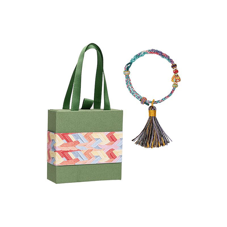 Loong Boat Festival Colorful Rope Blue 20cm 1 box