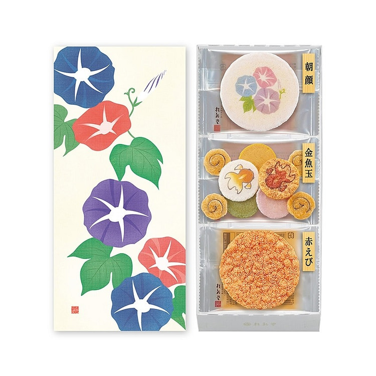 Keishindo Summer Edition Rice Crackers 8pcs 1 box