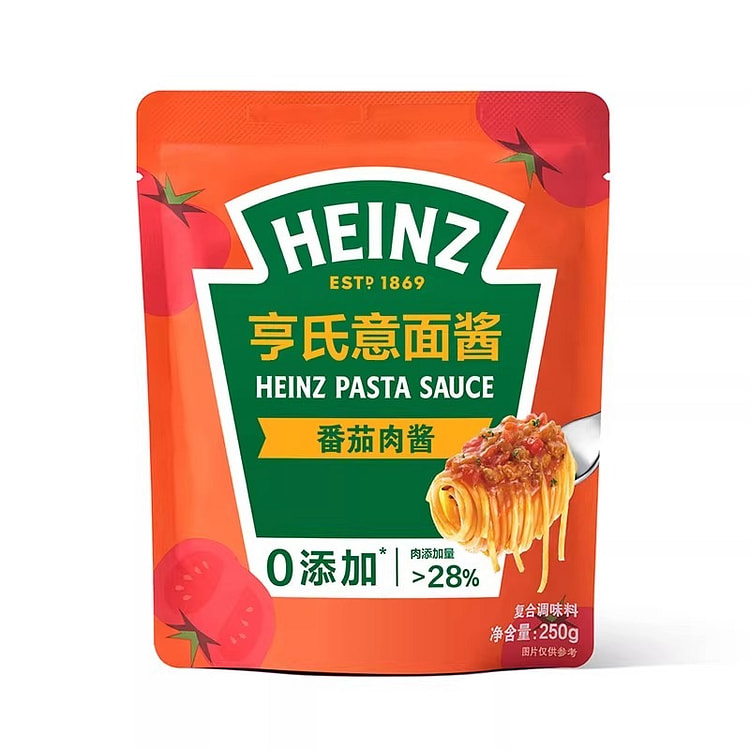 亨氏 番茄意面酱番茄意大利面酱儿童速食拌面酱蘸酱 250 克