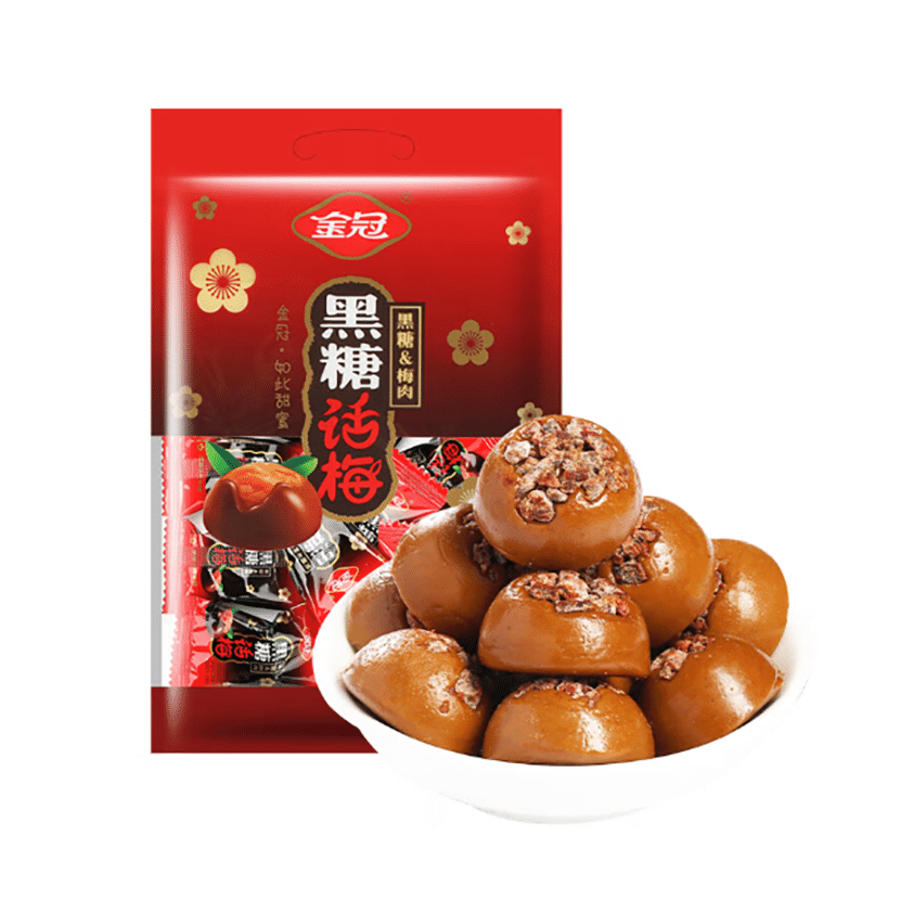 Jinguan brown sugar plum, sweet and sour 118 グラム