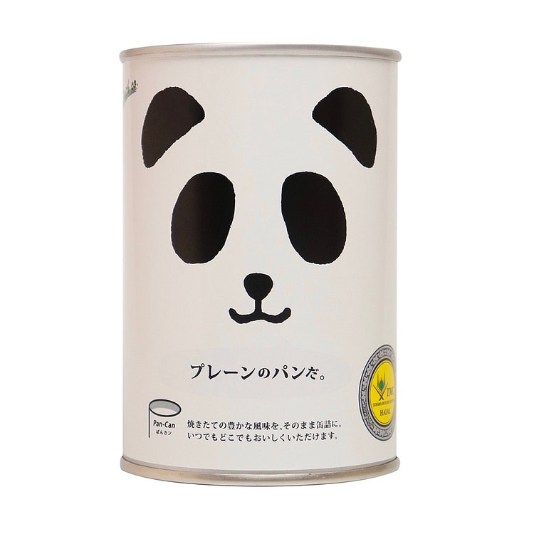 Canned Food Panda Bread Pan Plain Preserved 100g