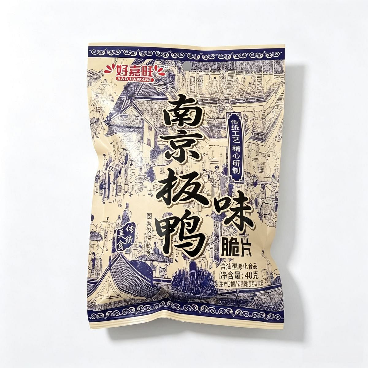 Nanjing Smoked Duck Flavored Crispy Puffed Snack 80 g