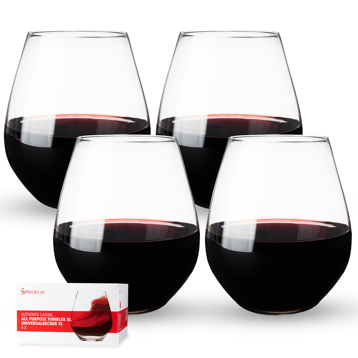 Spiegelau Authentis 22 oz All Purpose tumber XL (set of 4) 4 each