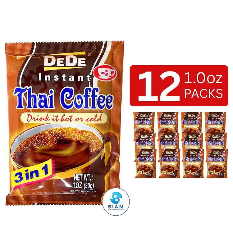 DeDe Instant Thai Coffee 30g x  12 packets